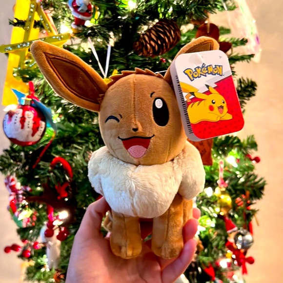 NEW HTF Pokemon Eevee Plush Nice Addition to Collection, Kids Surprise Easter - Picture 6 of 9